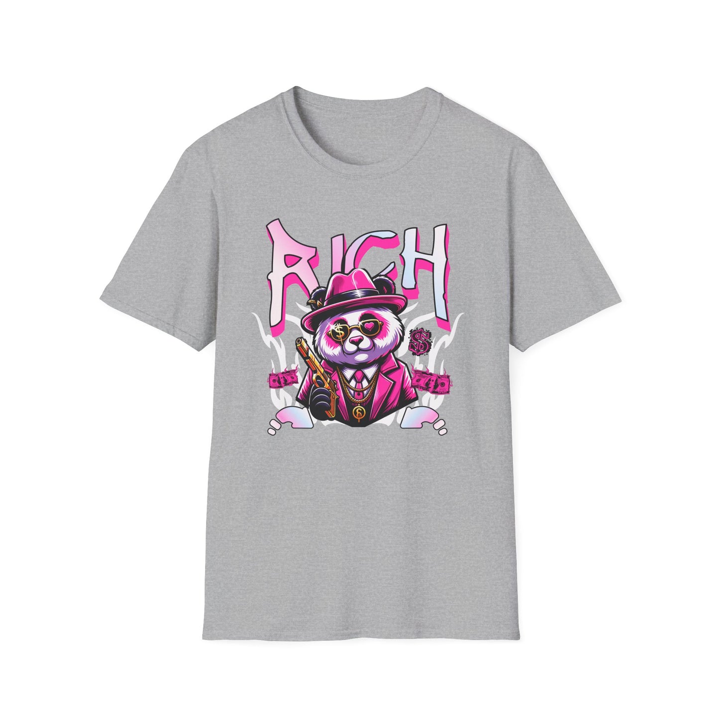 RICH | Money Bear Shirt | Adult Clothes | Teen Shirt | Trending | Birthday Gift