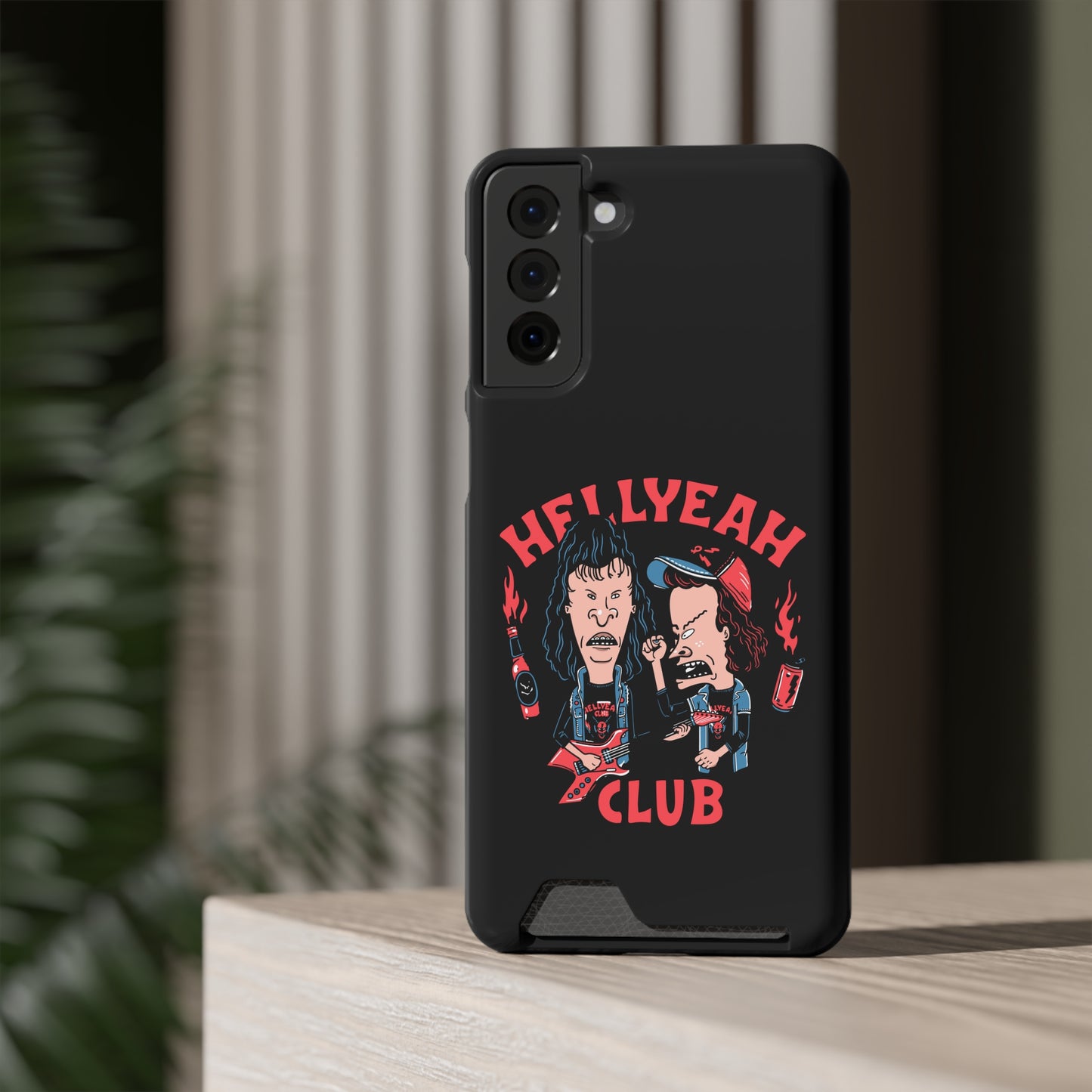 HellYeah Club | Impact-Resistant Phone Case With Card Holder | iPhone Samsung Models