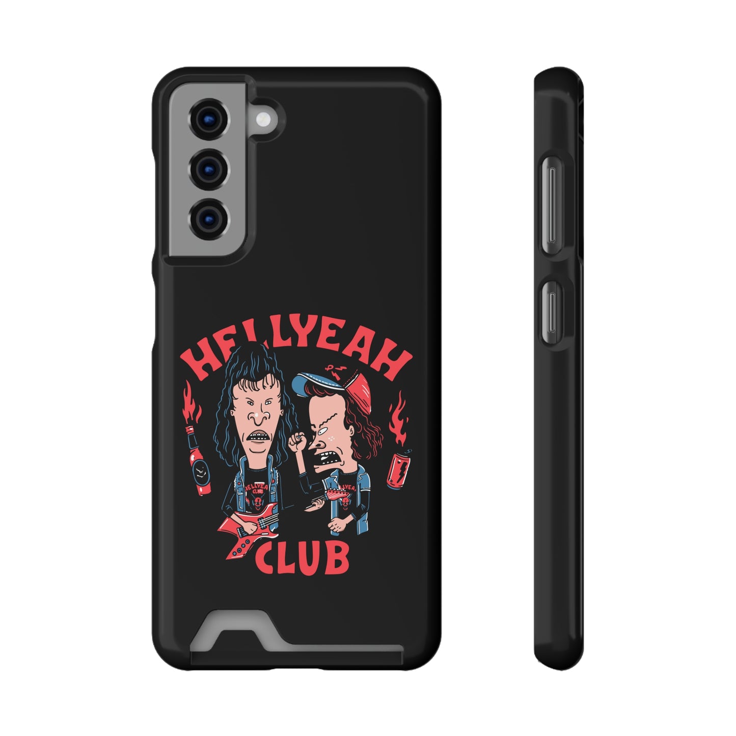 HellYeah Club | Impact-Resistant Phone Case With Card Holder | iPhone Samsung Models
