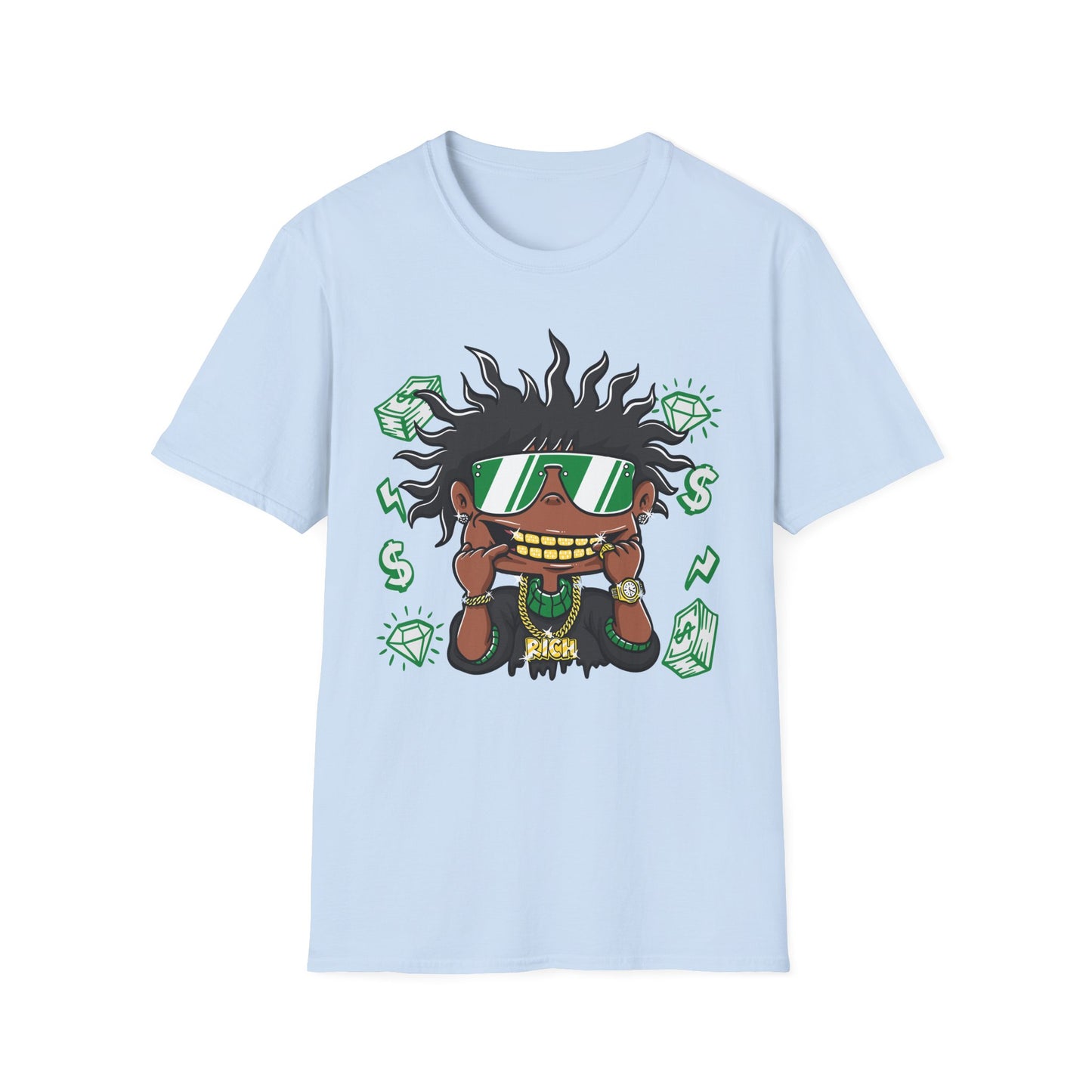 RICH RICH | Money Shirt | Adult Clothes | Teen Shirt | Trending | Birthday Gift