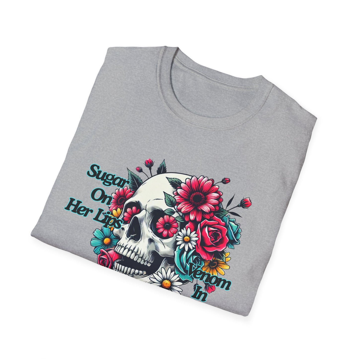 Sugar On Her Lips | Adult Shirt | Teen Clothes | Fashion | Trending | Birthday Gift | Unisex Softstyle T-Shirt