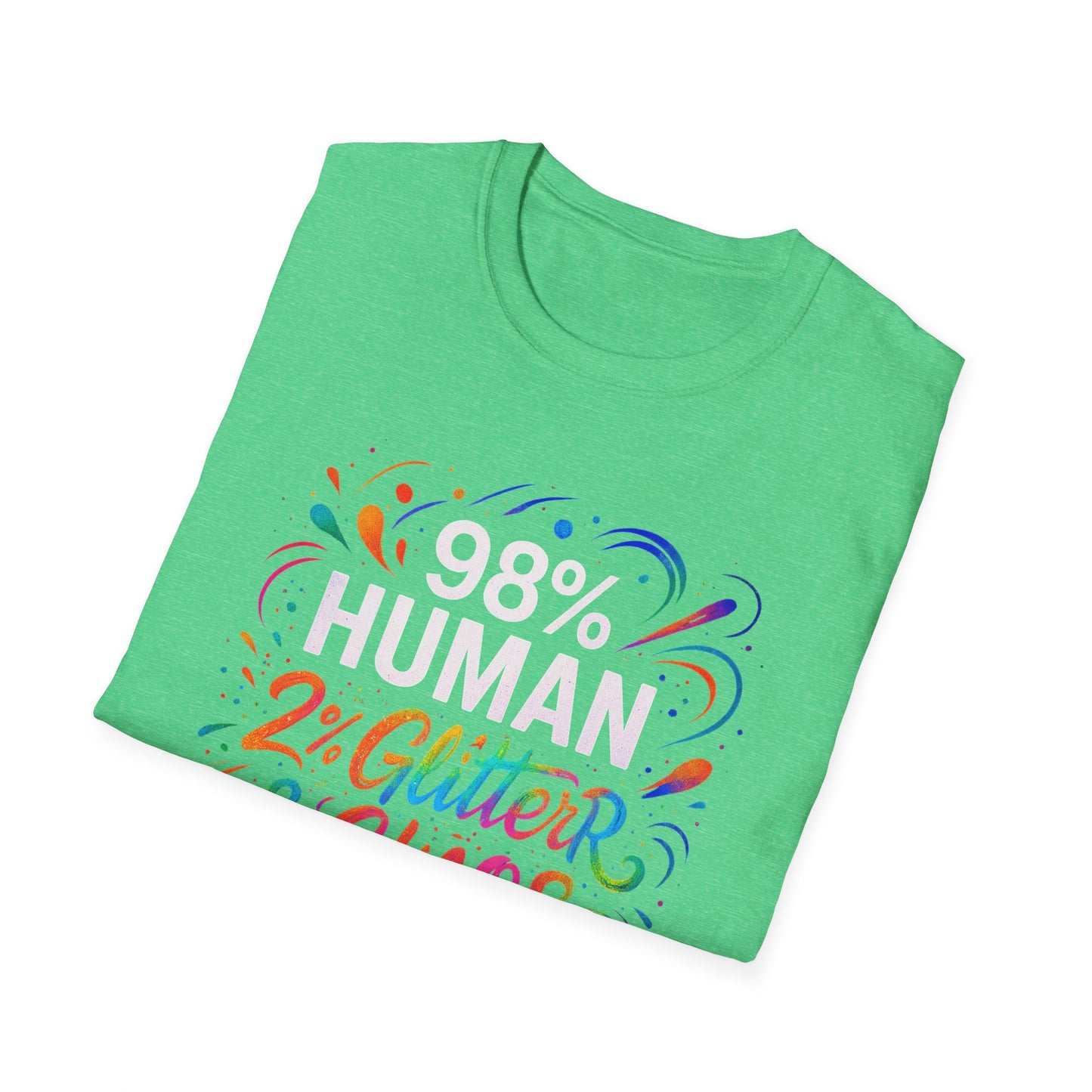 2% Glitter & Chaos | Adult Funny Shirt | Teen Shirt | Trending | Birthday Gift