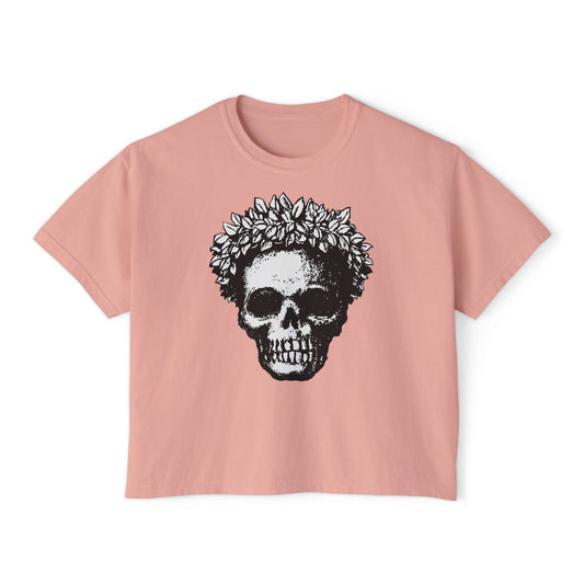 Greek Fro | Boxy Crop Tee - Trendy Casual Top, Festival Wear, Streetwear, Birthday Gift, Graphic Design Tee