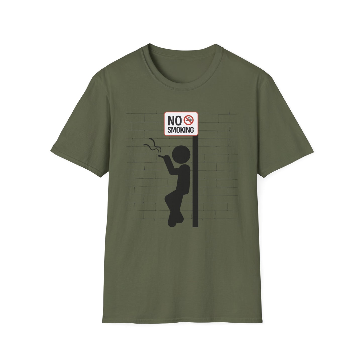 NO SMOKING | Funny Adult Shirt | Fashion | Trending | Birthday Gift | Unisex Softstyle T-Shirt
