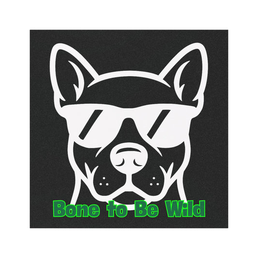 Bone To Be Wild | Funny Dog Car Magnet | Cool Design | Eye Grabber | Car Accessory | Truck Decal | Truck Sticker | Unique Car Decal