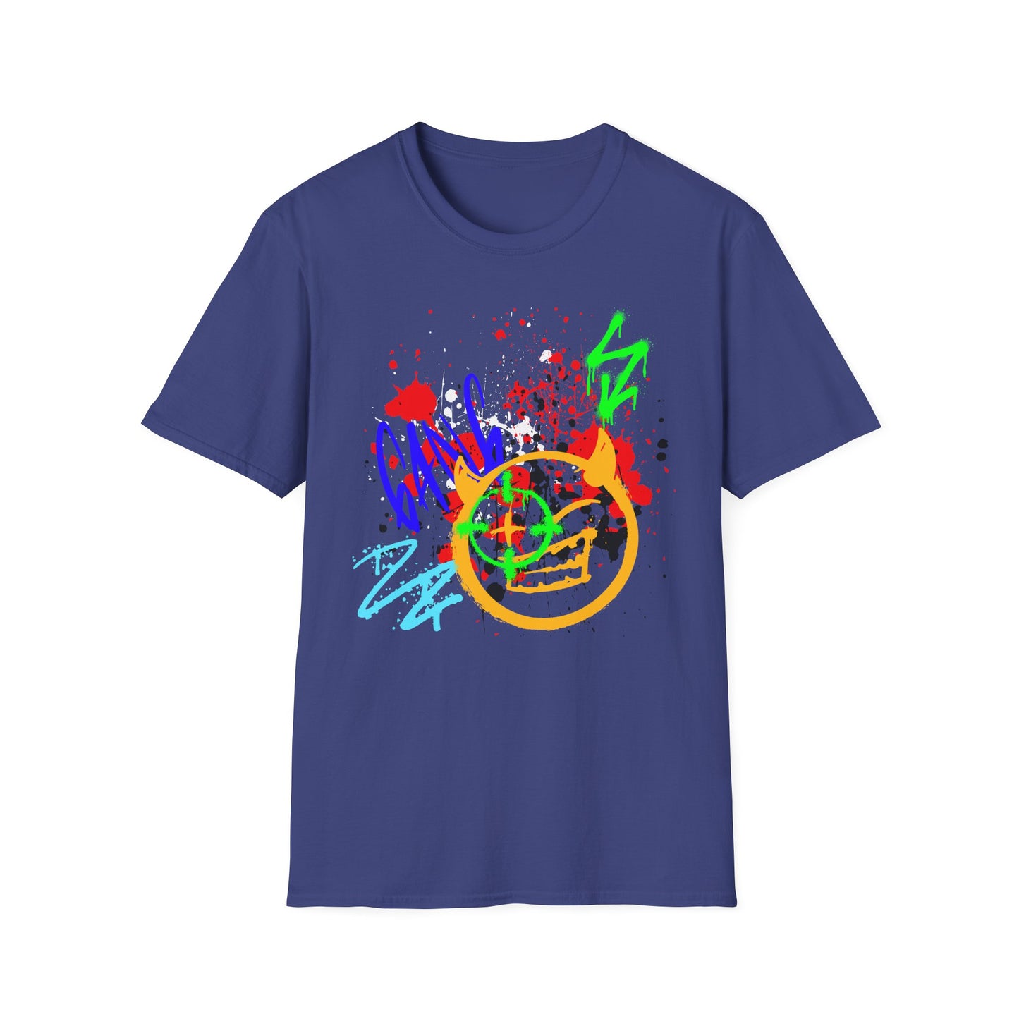Graffiti Bullseye Shirt | Colorful Shirt | Cool Teen Shirt | Fashion | Trending | Dope Design | Birthday Gift | Unisex Softstyle T-Shirt