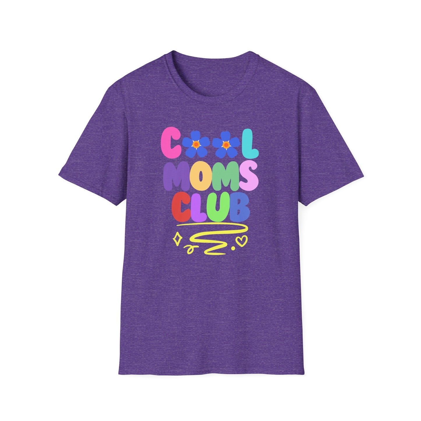 COOL MOMS CLUB | Funny Mom Shirt | Adult Clothes | Humor Shirt | Trending | Birthday Gift | Unisex Softstyle T-Shirt