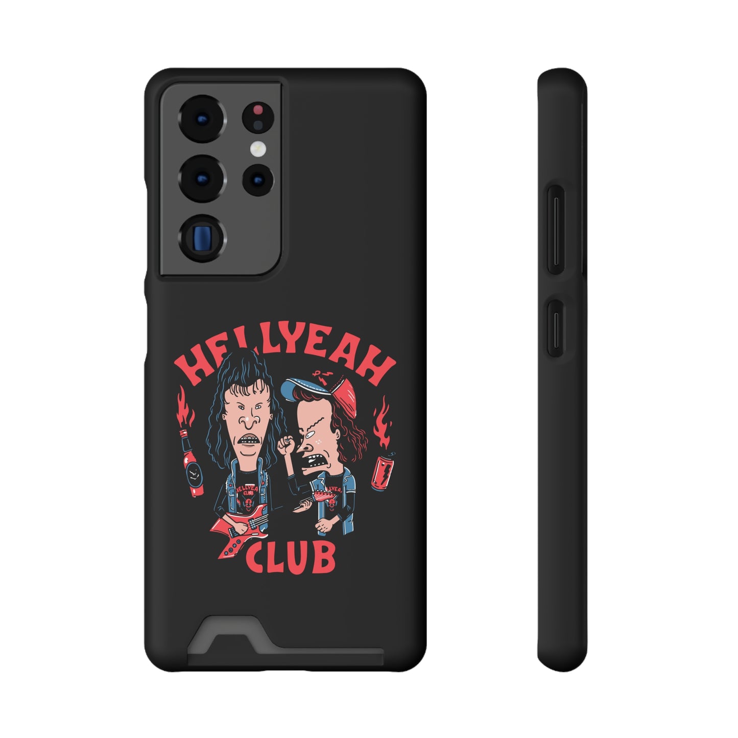 HellYeah Club | Impact-Resistant Phone Case With Card Holder | iPhone Samsung Models