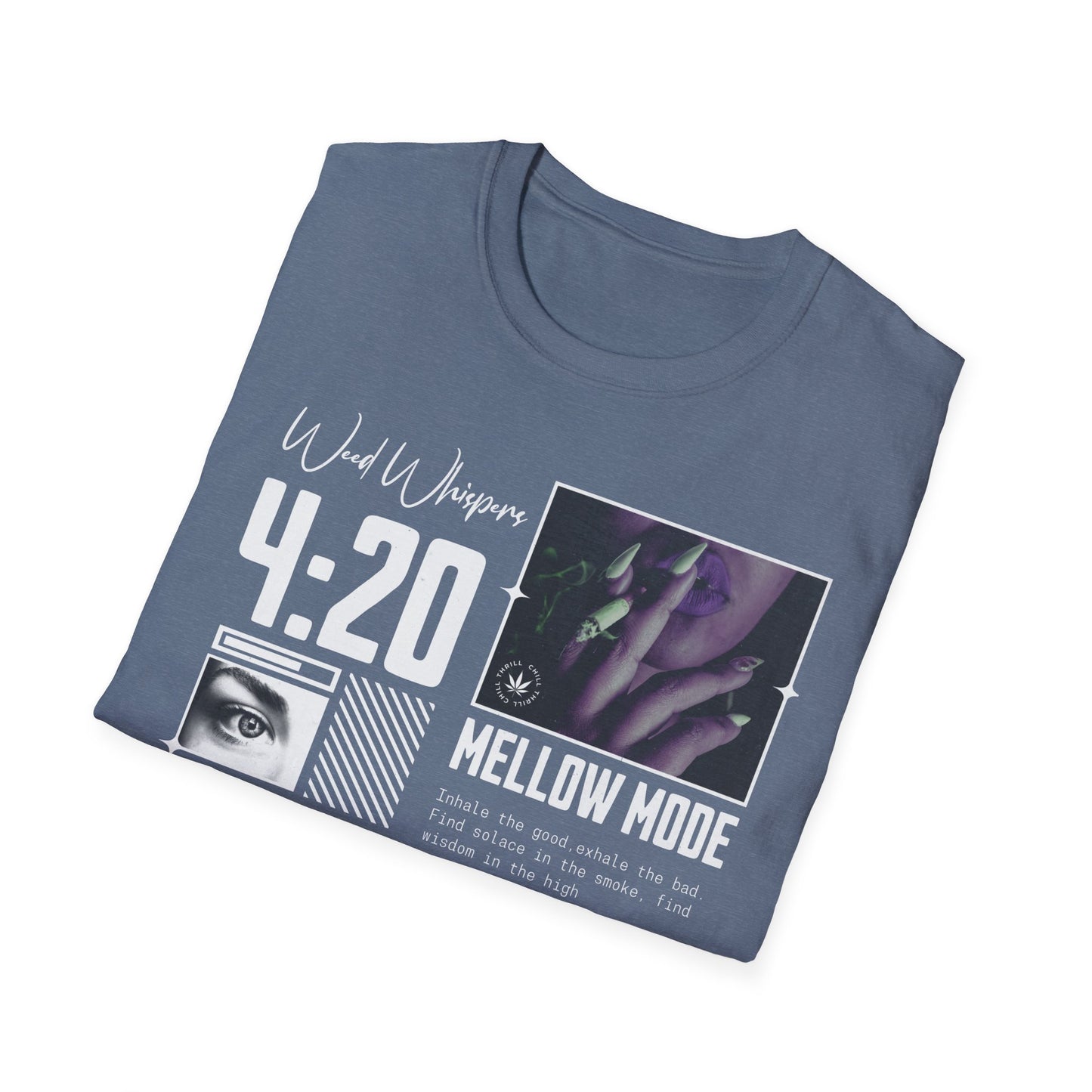 Mellow Mood | Adult Clothes | 420 | Trending | Birthday Gift | Softstyle Tshirt