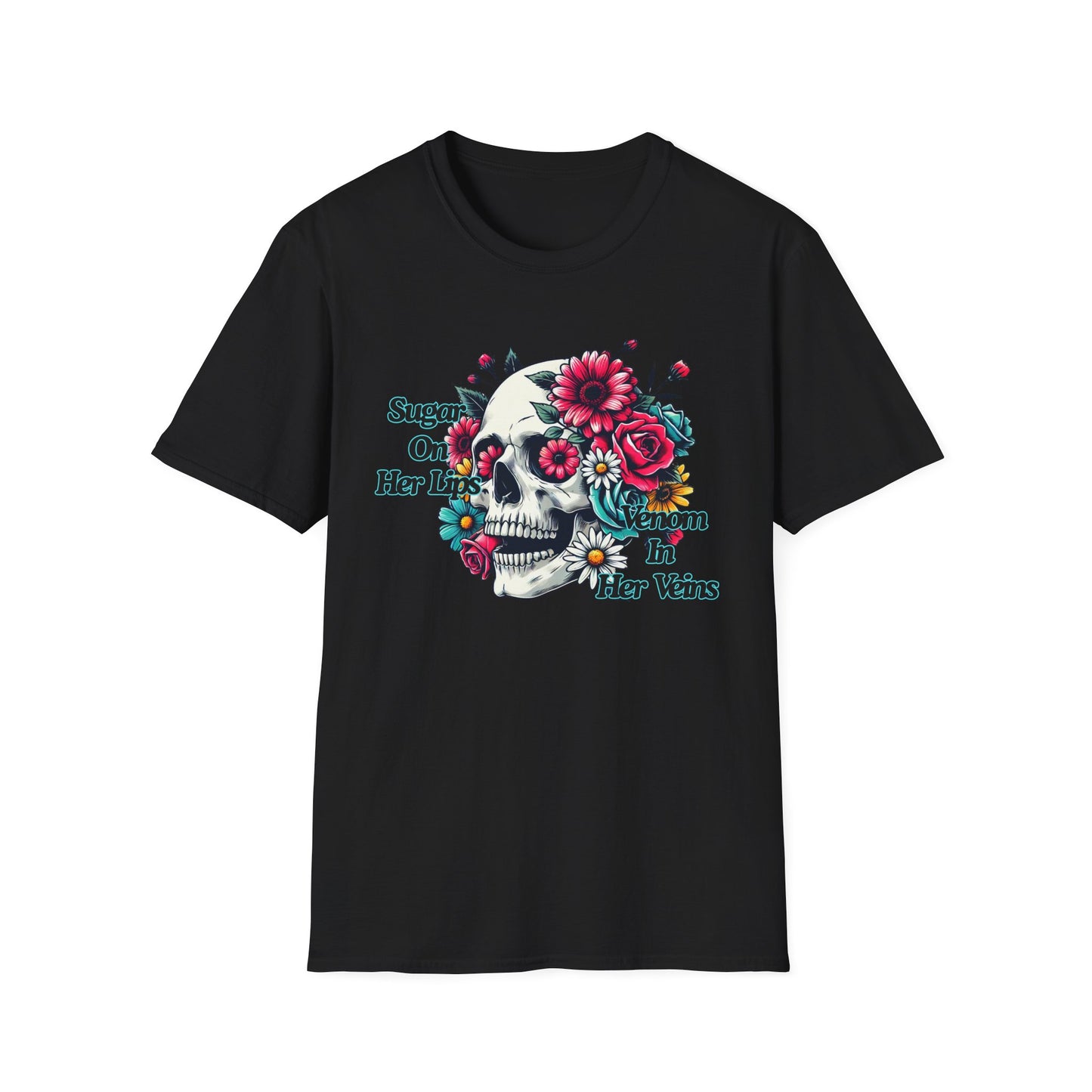 Sugar On Her Lips | Adult Shirt | Teen Clothes | Fashion | Trending | Birthday Gift | Unisex Softstyle T-Shirt