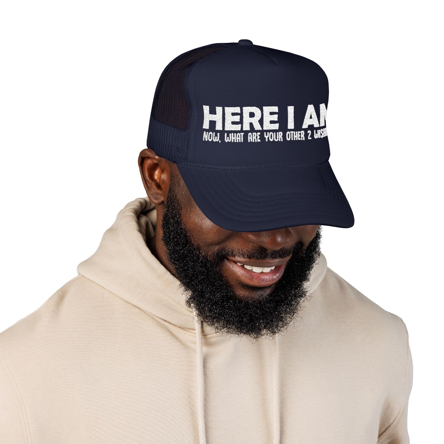 Here I Am - Embroidered 100% Polyester Hat | Custom Headwear