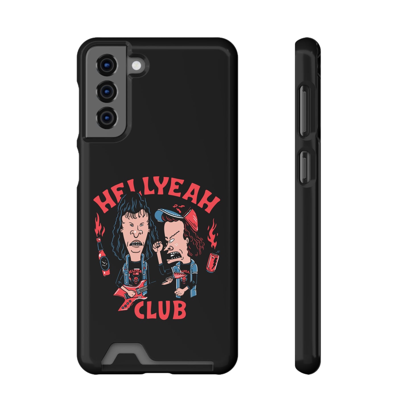 HellYeah Club | Impact-Resistant Phone Case With Card Holder | iPhone Samsung Models