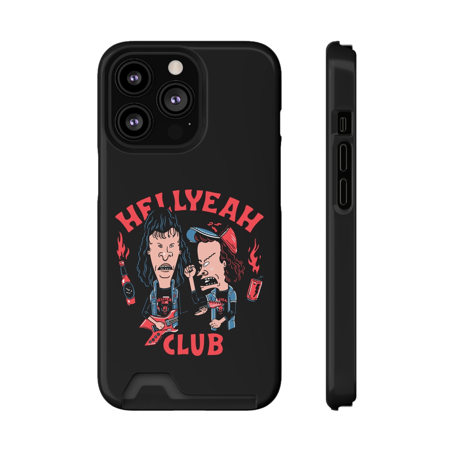 HellYeah Club | Impact-Resistant Phone Case With Card Holder | iPhone Samsung Models
