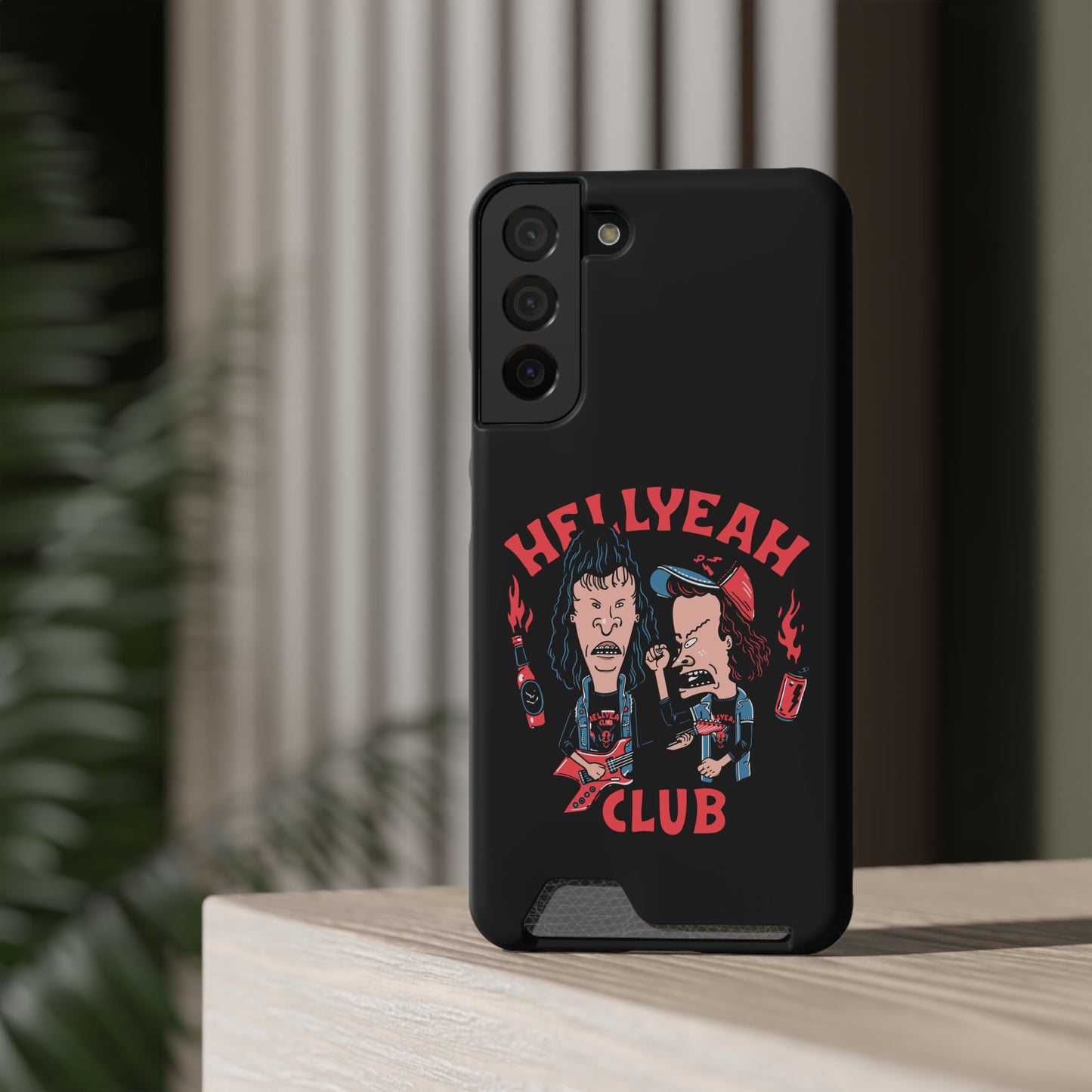 HellYeah Club | Impact-Resistant Phone Case With Card Holder | iPhone Samsung Models