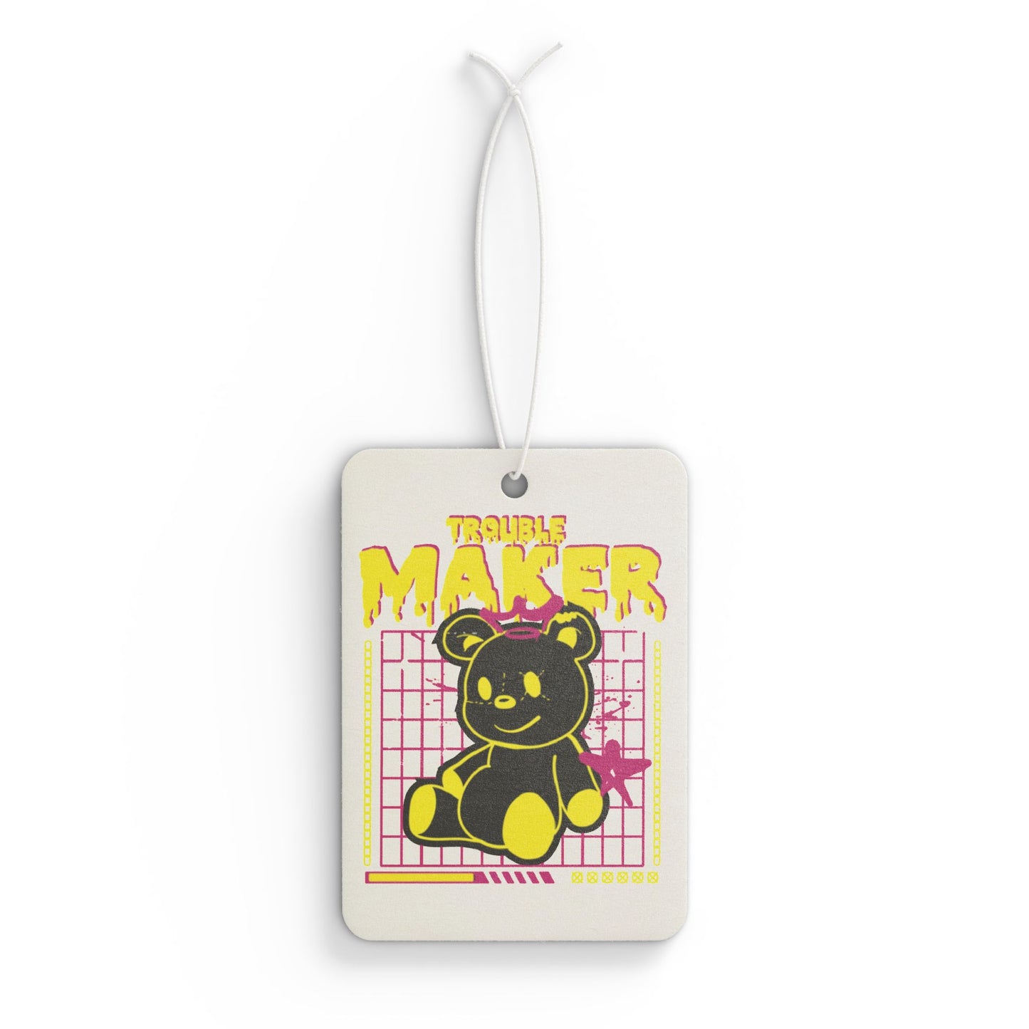 Trouble Maker | Durable Car Air Freshener - Unique Gift | Aromatherapy | Auto Accessories