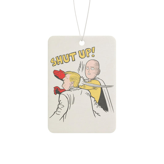 Shut Up! | Durable Car Air Freshener - Unique Gift | Aromatherapy | Auto Accessories
