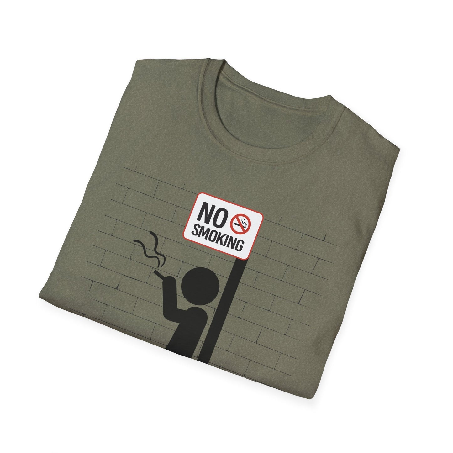 NO SMOKING | Funny Adult Shirt | Fashion | Trending | Birthday Gift | Unisex Softstyle T-Shirt