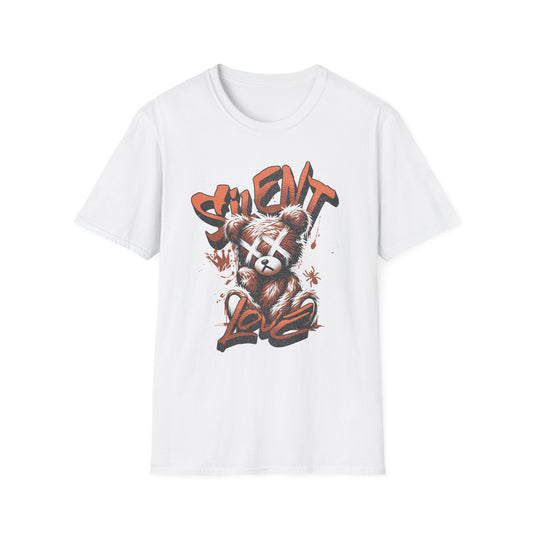 Silent Love | Adult Clothes | Teen Shirt | Love Bear | Trending | Birthday Gift