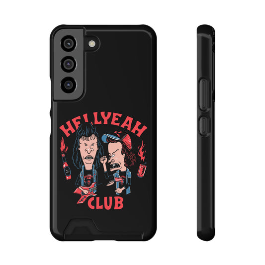 HellYeah Club | Impact-Resistant Phone Case With Card Holder | iPhone Samsung Models