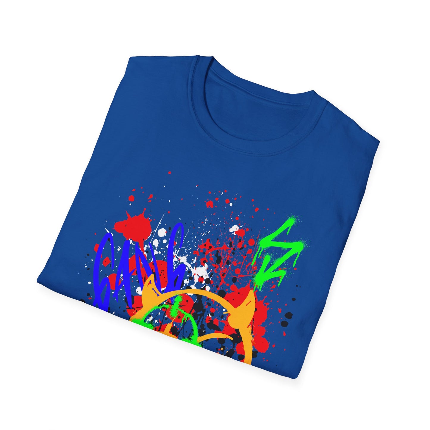 Graffiti Bullseye Shirt | Colorful Shirt | Cool Teen Shirt | Fashion | Trending | Dope Design | Birthday Gift | Unisex Softstyle T-Shirt
