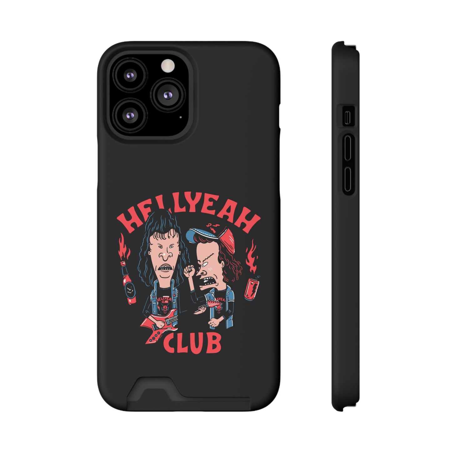 HellYeah Club | Impact-Resistant Phone Case With Card Holder | iPhone Samsung Models
