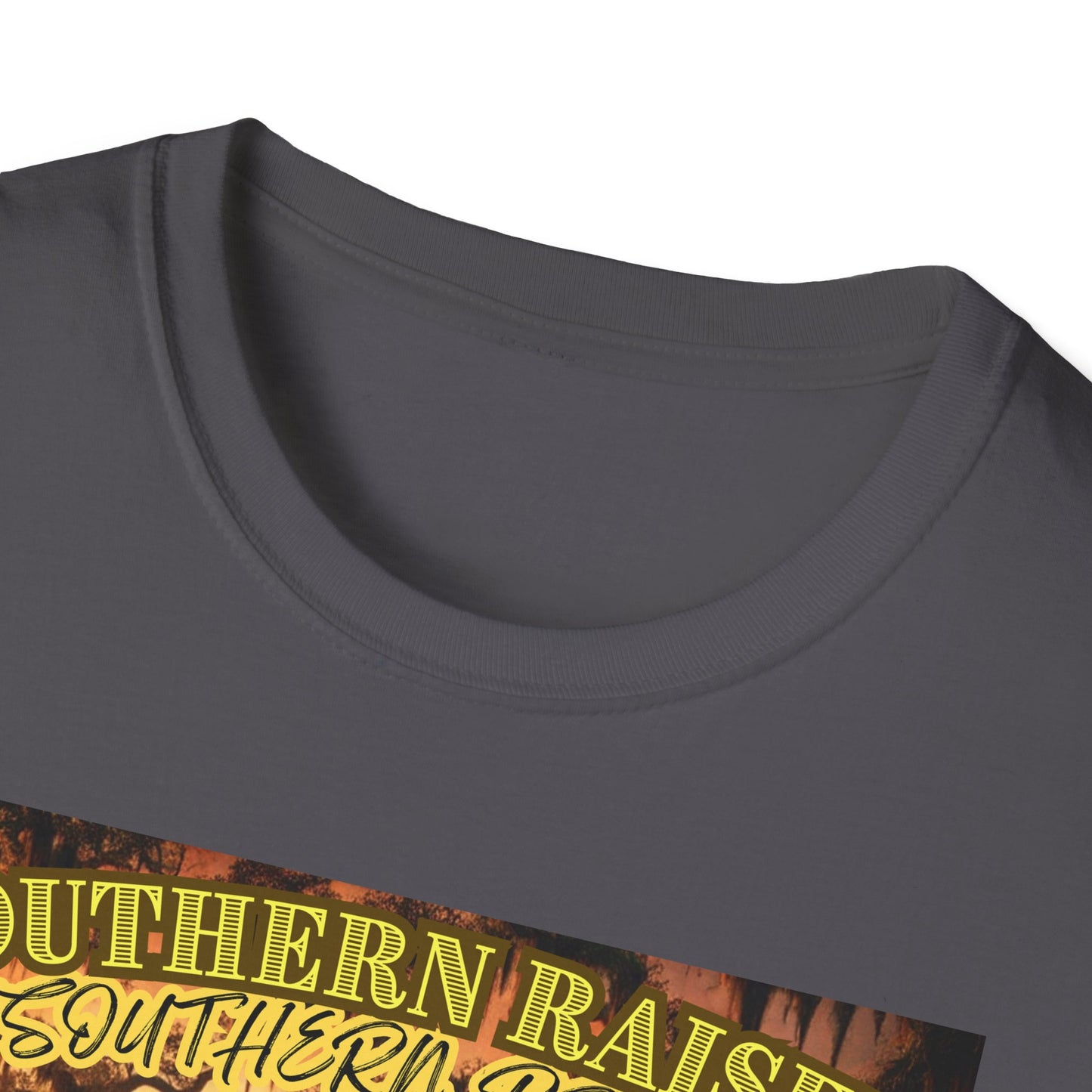 Southern Raised Southern Proud | The South Shirt | Adult Clothes | Teen Shirt | Trending | Birthday Gift | Unisex Softstyle T-Shirt