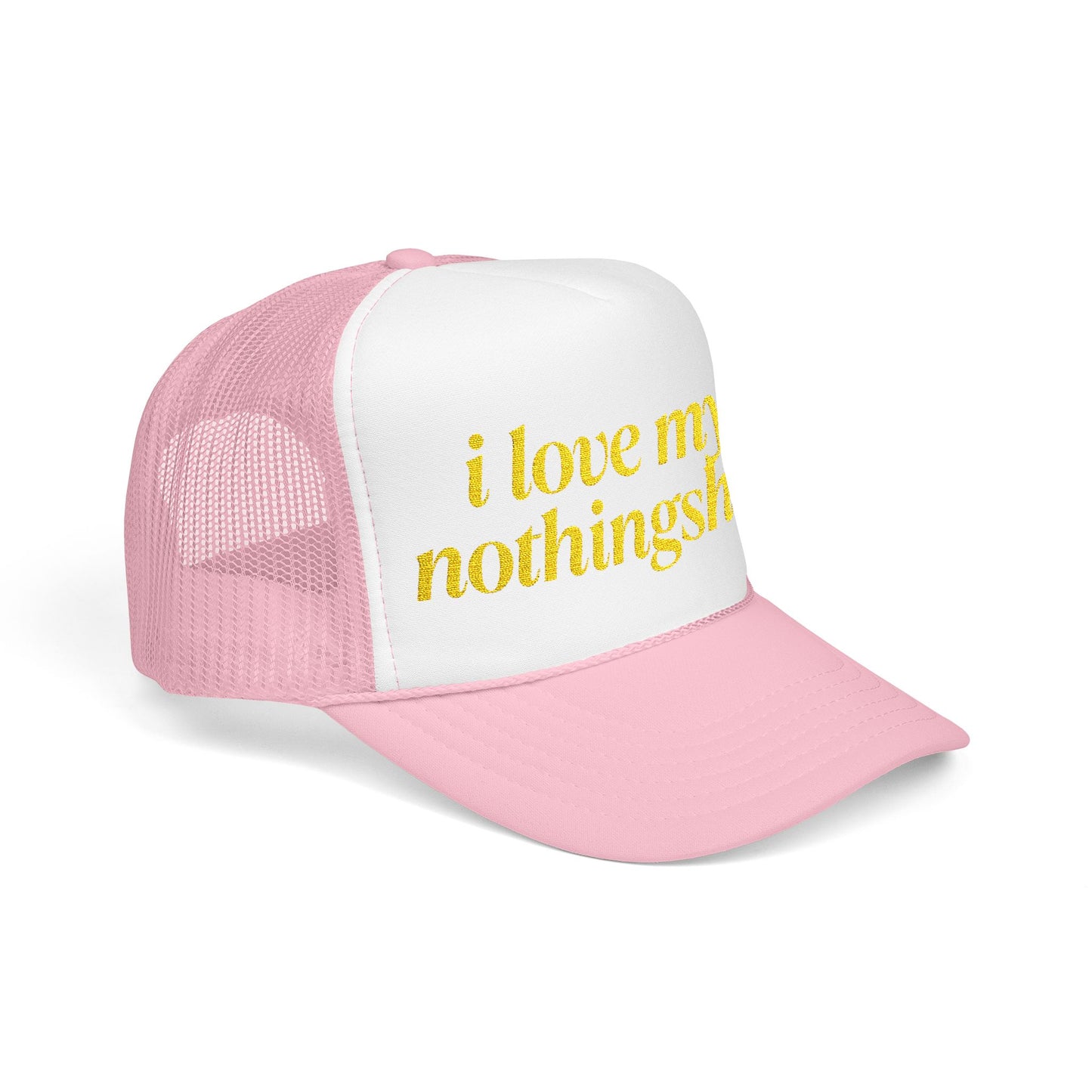 i love my nothingship - Embroidered 100% Polyester Hat | Custom Headwear