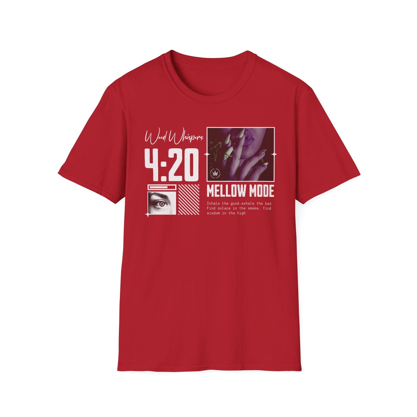 Mellow Mood | Adult Clothes | 420 | Trending | Birthday Gift | Softstyle Tshirt