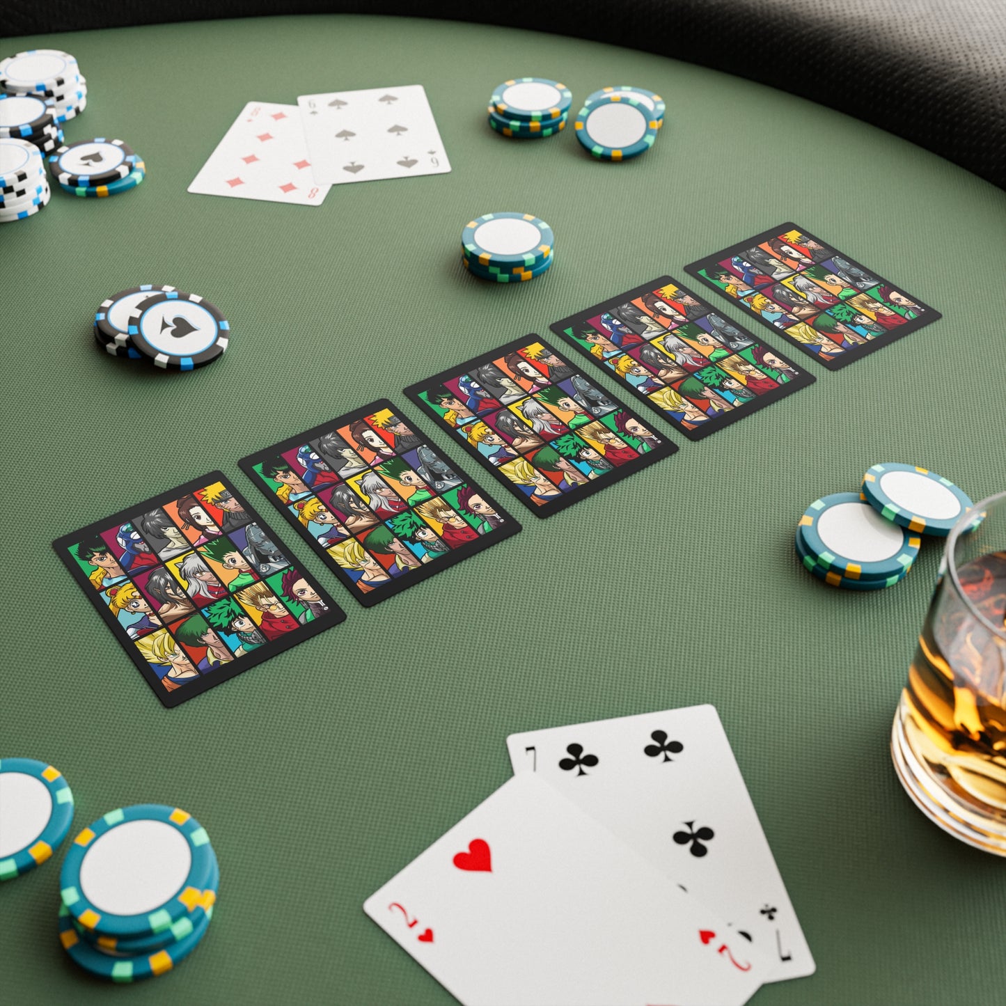 Anime Me Please | Premium Gloss Playing Cards | Unique Poker Cards