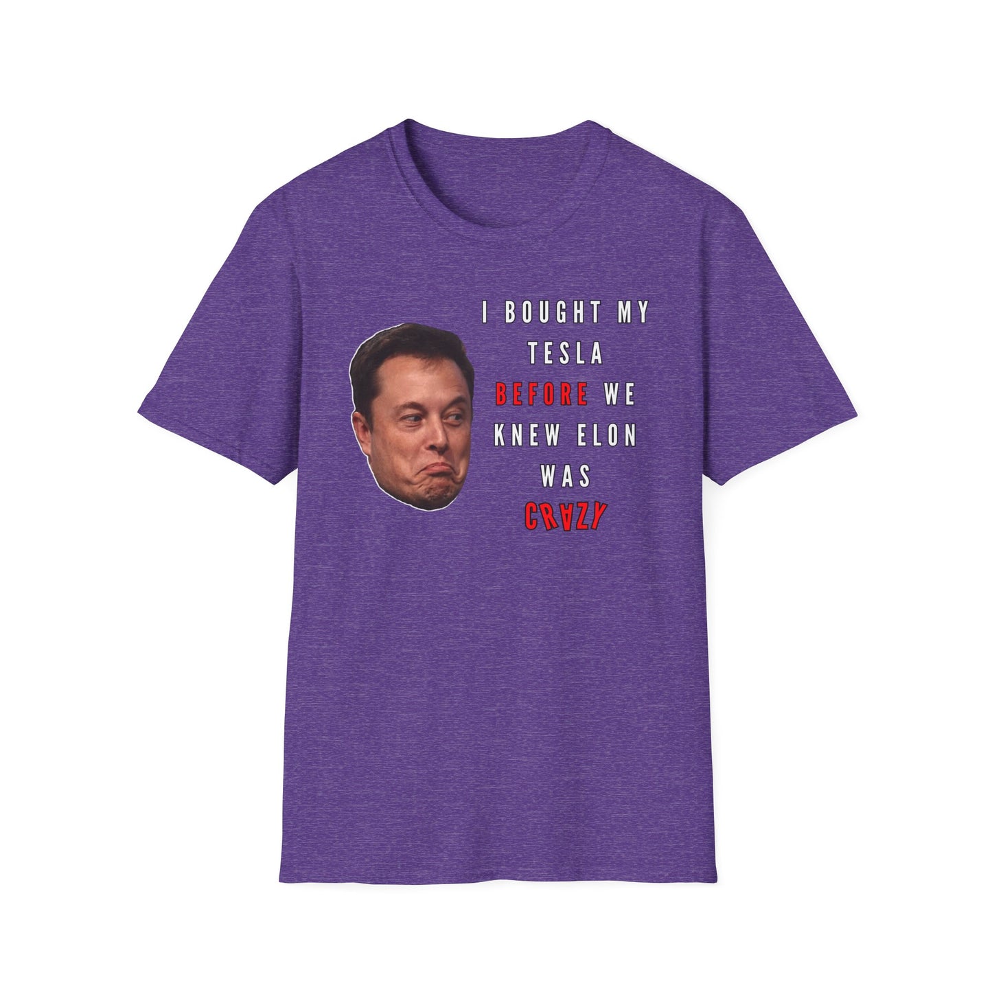 Crazy | Funny Adult Shirt | Teen Clothes | Humor Shirt | Trending | Birthday Gift | Unisex Softstyle T-Shirt