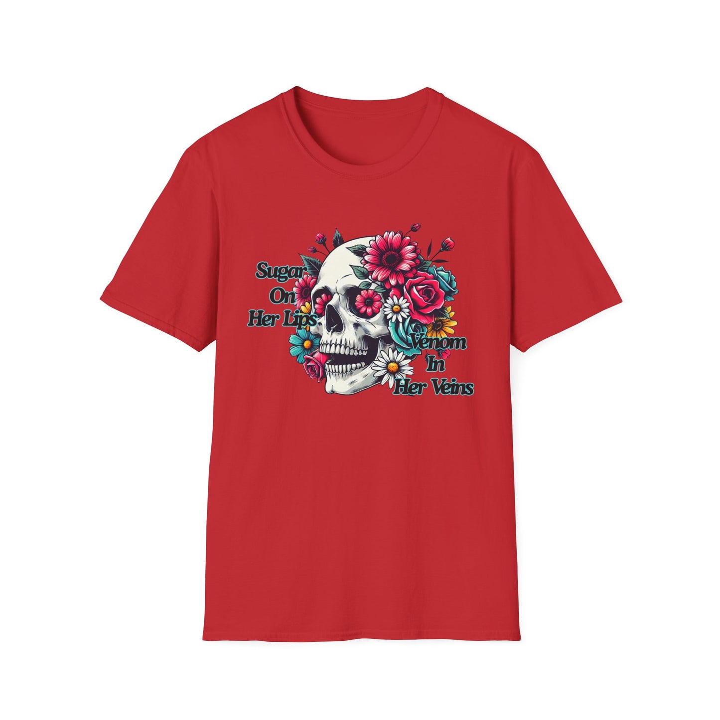 Sugar On Her Lips | Adult Shirt | Teen Clothes | Fashion | Trending | Birthday Gift | Unisex Softstyle T-Shirt