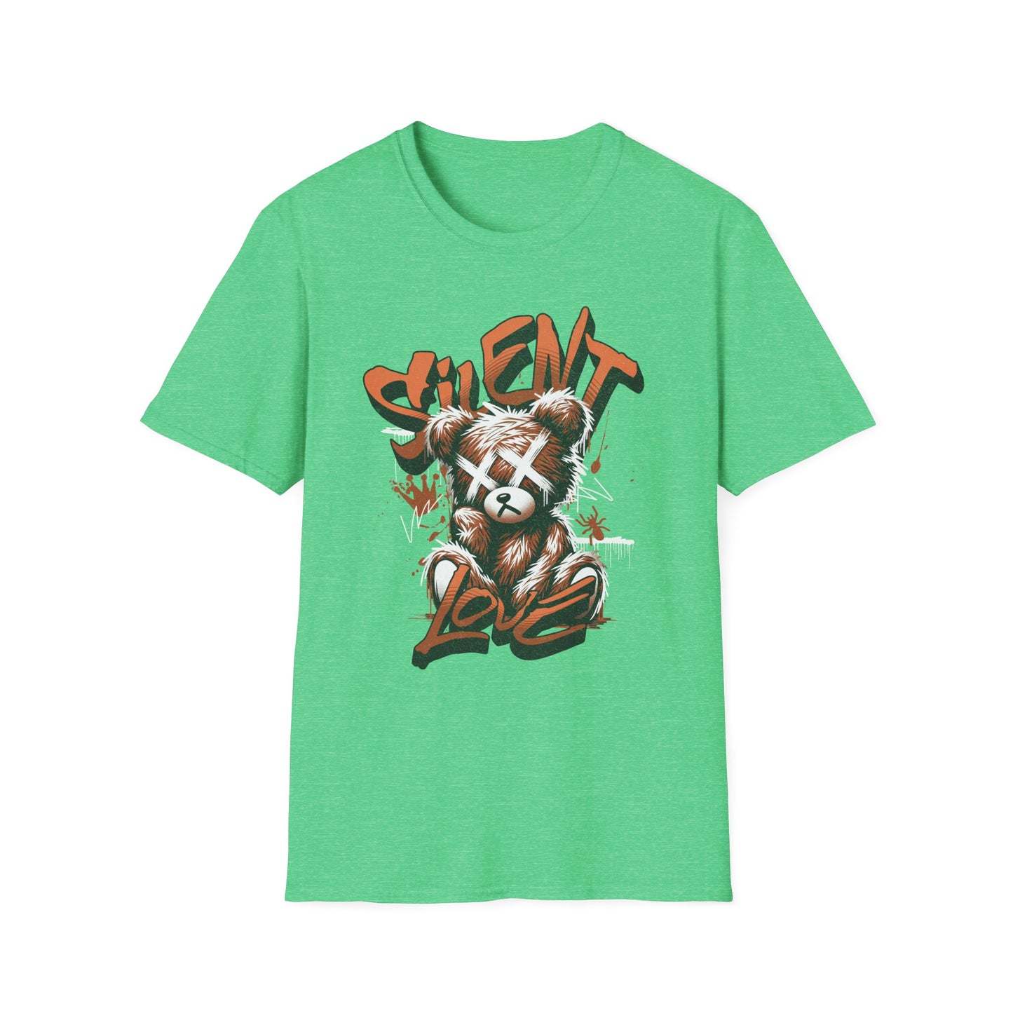 Silent Love | Adult Clothes | Teen Shirt | Love Bear | Trending | Birthday Gift