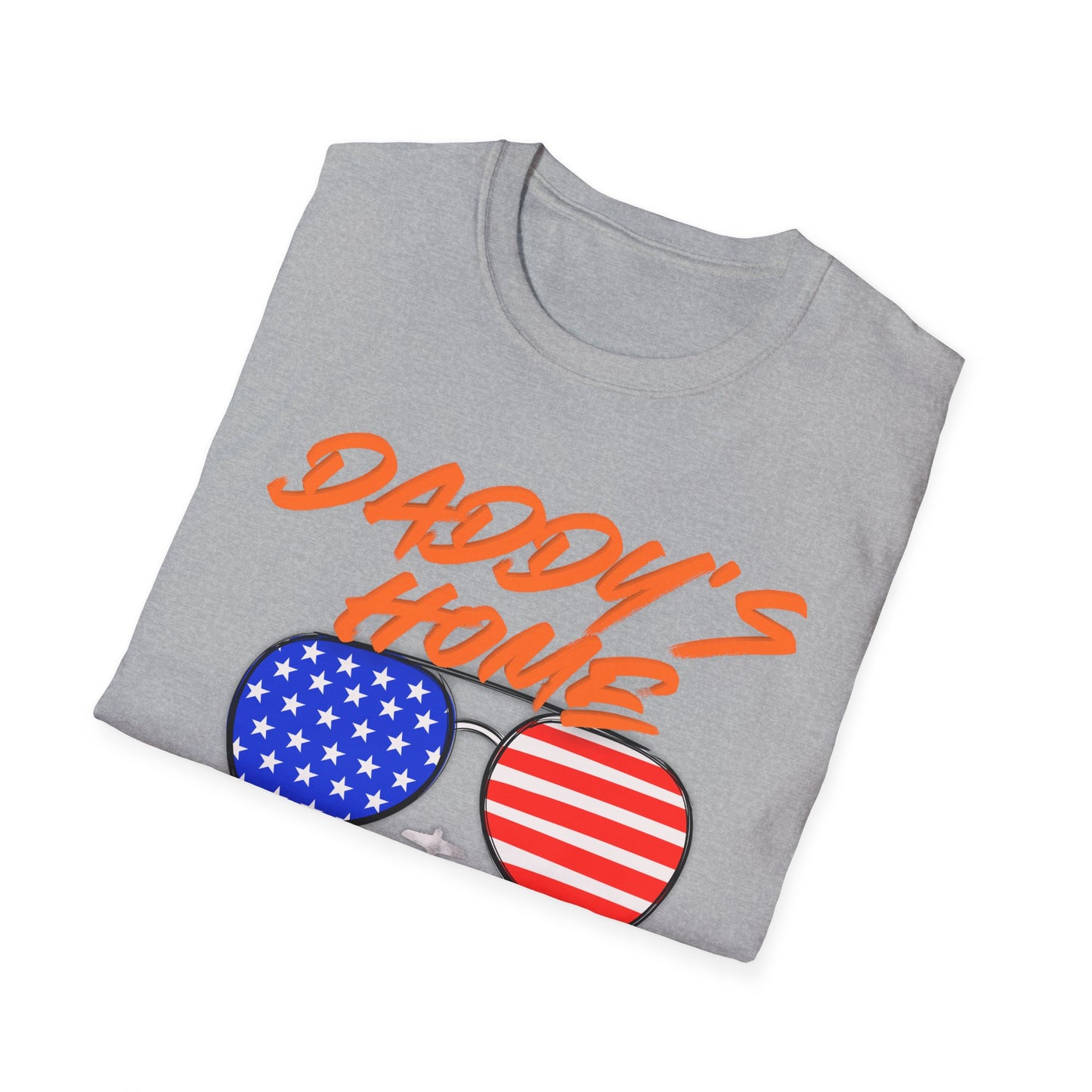 President of America | Daddy's Home | Cool Shirt | Fashion | Trending | Dad Shirt | Birthday Gift | Unisex Softstyle T-Shirt