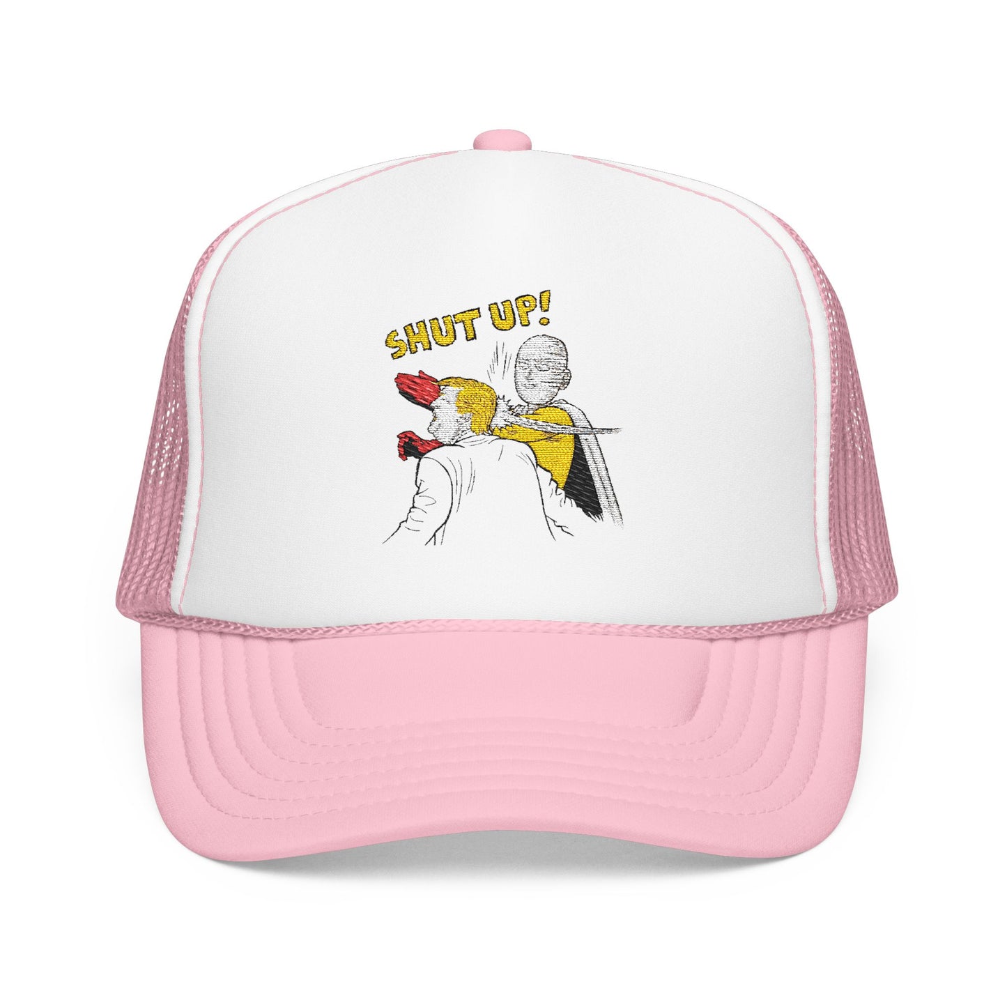 Shut Up! - Embroidered 100% Polyester Hat | Funny Custom Headwear
