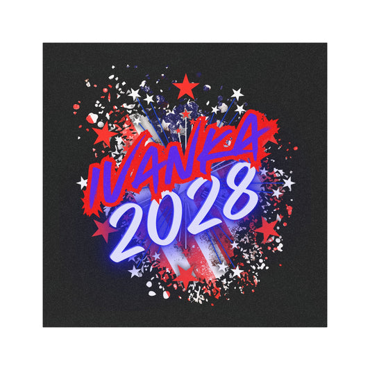 IVANKA for President 2028 Car Magnet | Cool Design | Eye Grabber | Car Accessory | Truck Decal | Truck Sticker | Unique Car Decal
