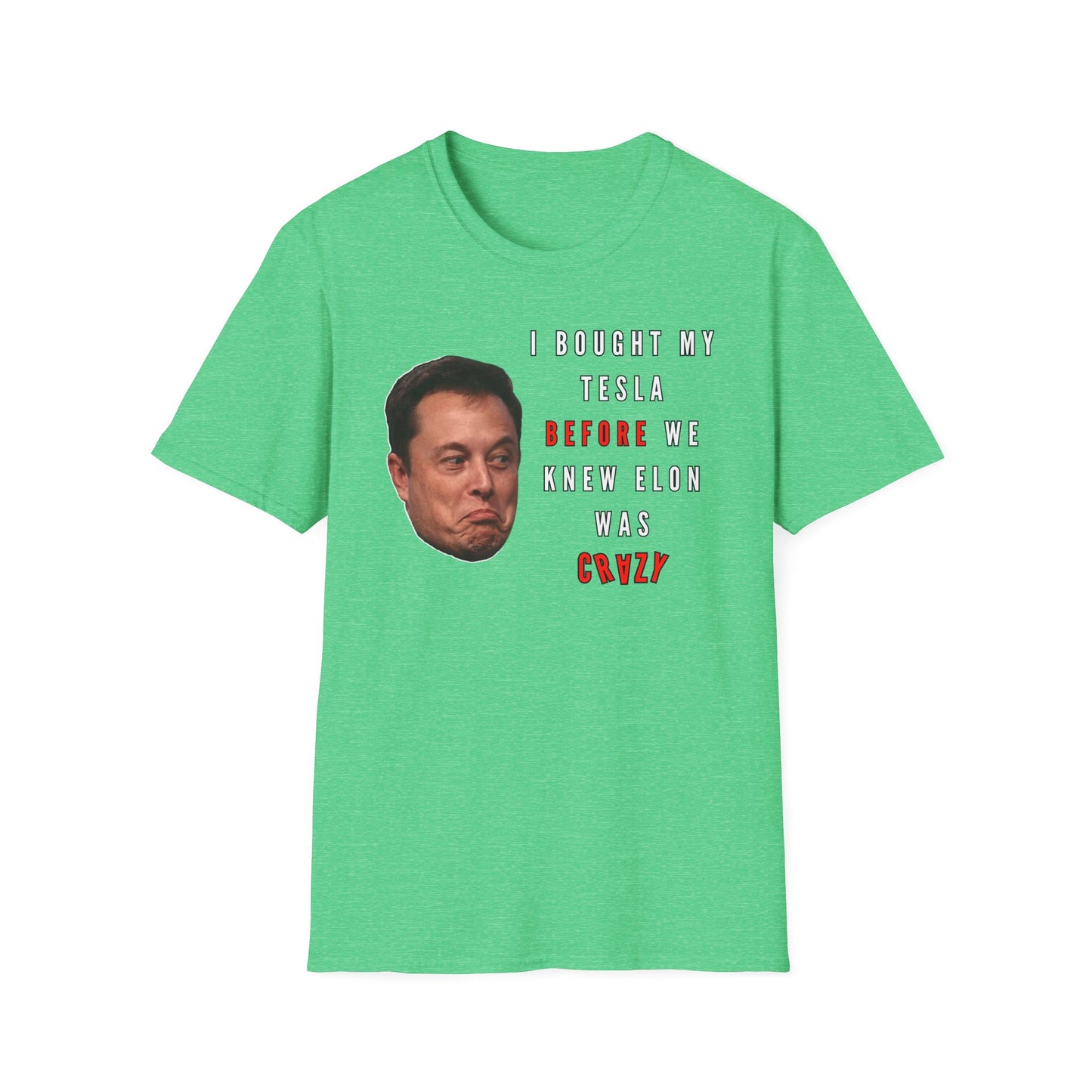 Crazy | Funny Adult Shirt | Teen Clothes | Humor Shirt | Trending | Birthday Gift | Unisex Softstyle T-Shirt