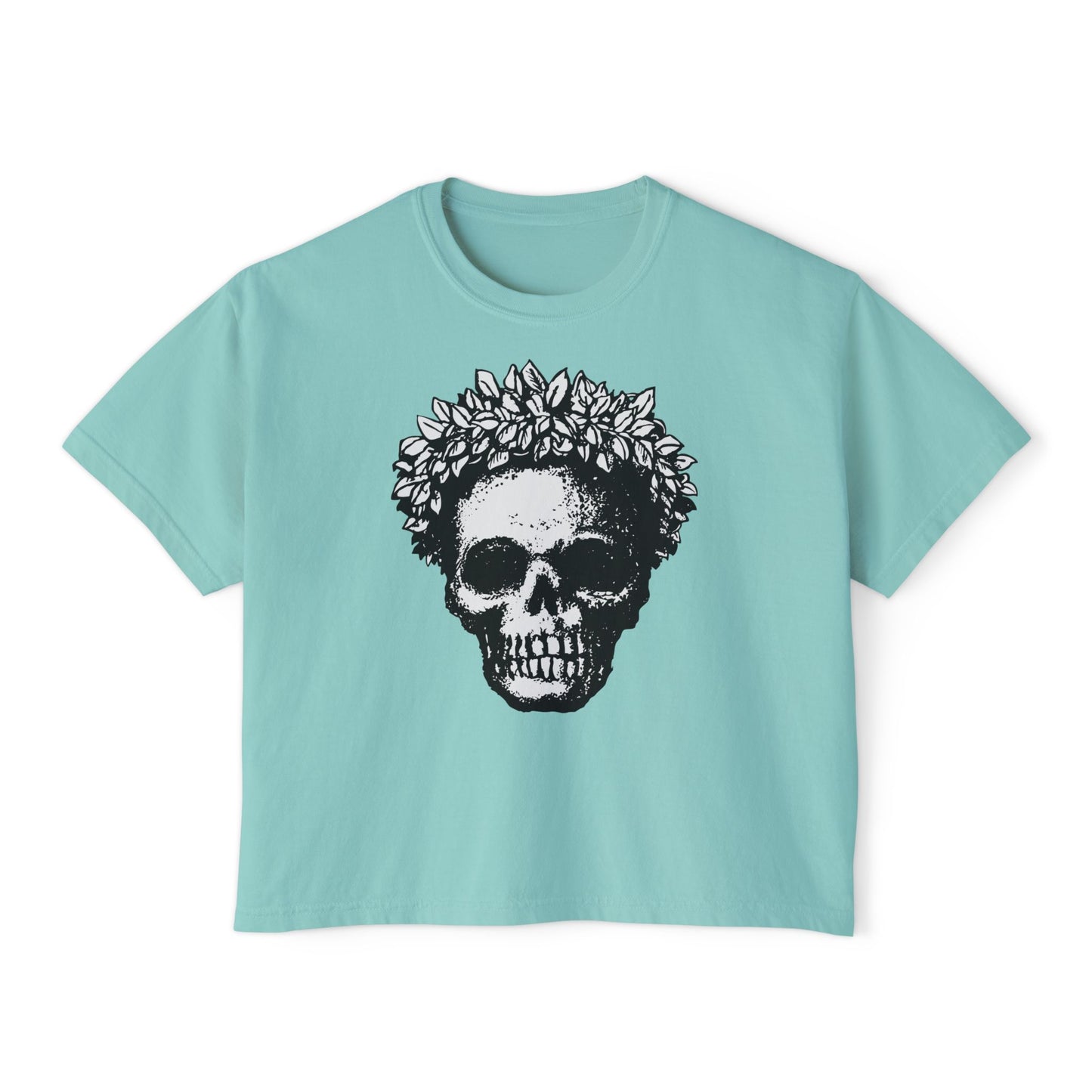 Greek Fro | Boxy Crop Tee - Trendy Casual Top, Festival Wear, Streetwear, Birthday Gift, Graphic Design Tee