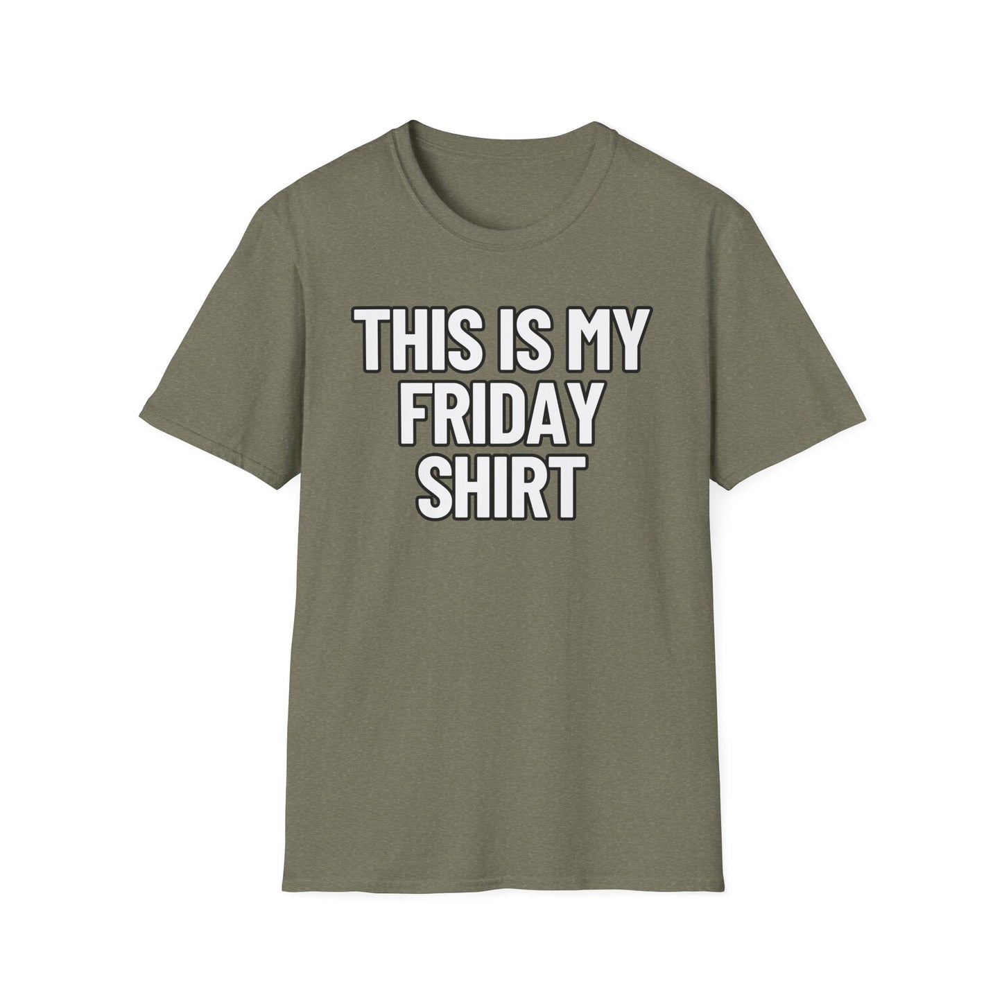 This Is My Friday Shirt | Adult Shirt | Teen Clothes | Cool Shirt | Funny Fashion | Trending | Birthday Gift | Unisex Softstyle T-Shirt