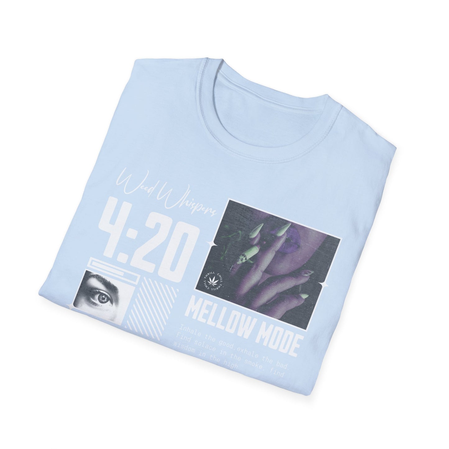 Mellow Mood | Adult Clothes | 420 | Trending | Birthday Gift | Softstyle Tshirt