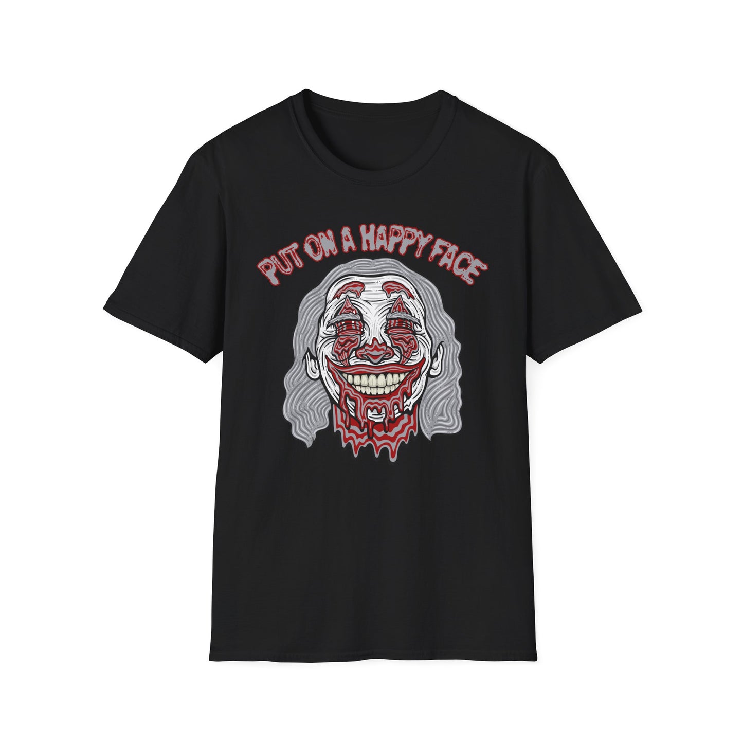 Happy Face | Clown Shirt | Adult Clothes | Teen Shirt | Trending | Birthday Gift