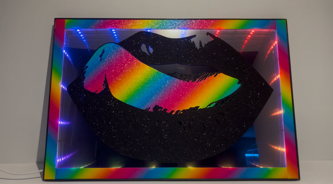 Lust for Pride | LED Infinity Mirror Wall Art Home Décor
