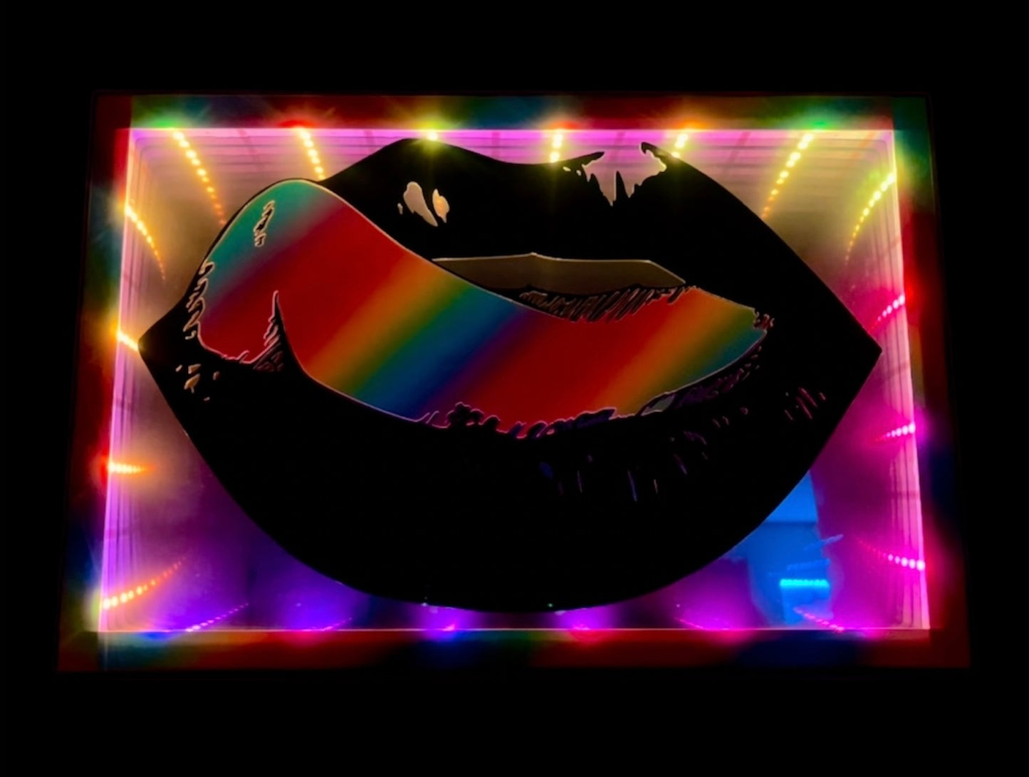 Lust for Pride | LED Infinity Mirror Wall Art Home Décor