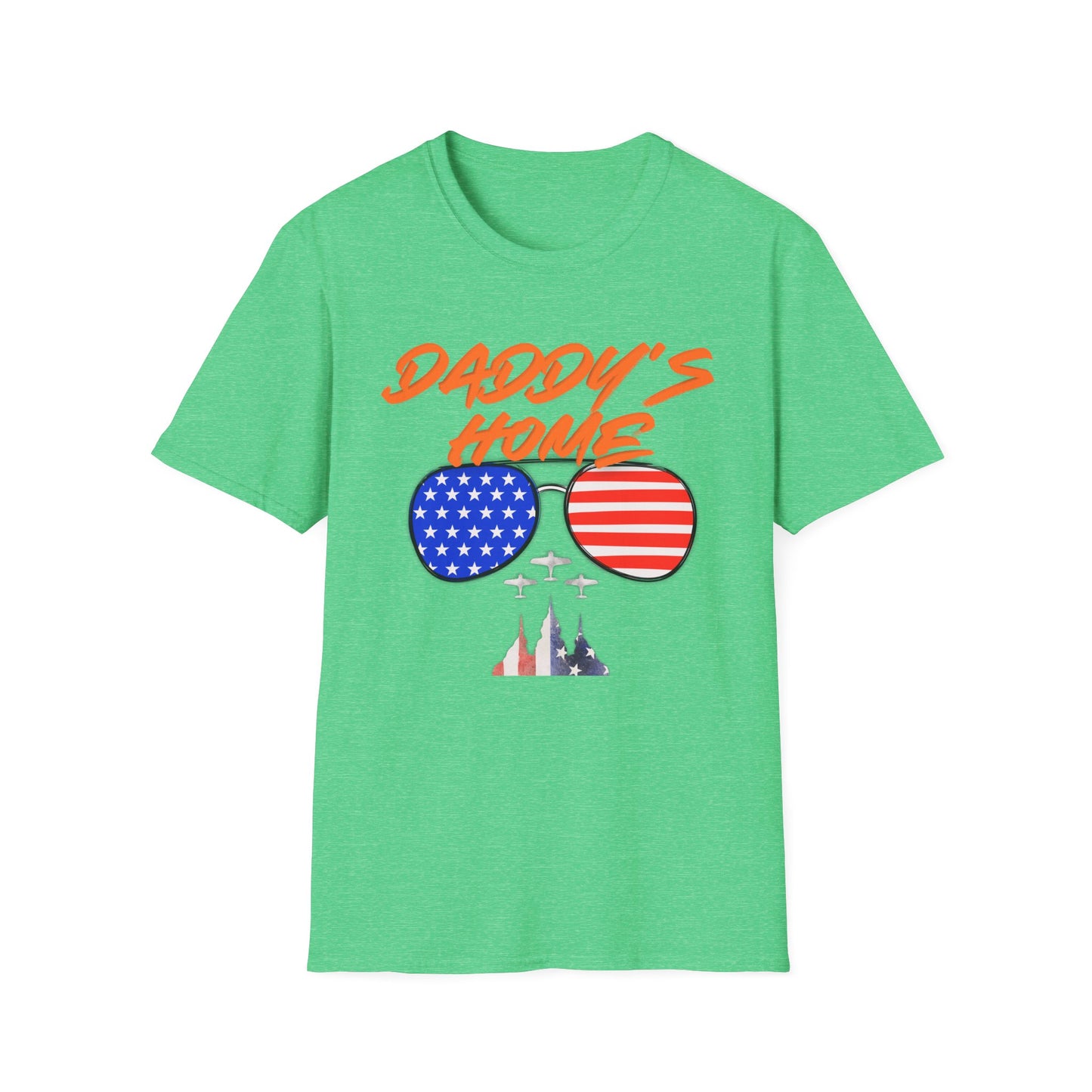 President of America | Daddy's Home | Cool Shirt | Fashion | Trending | Dad Shirt | Birthday Gift | Unisex Softstyle T-Shirt