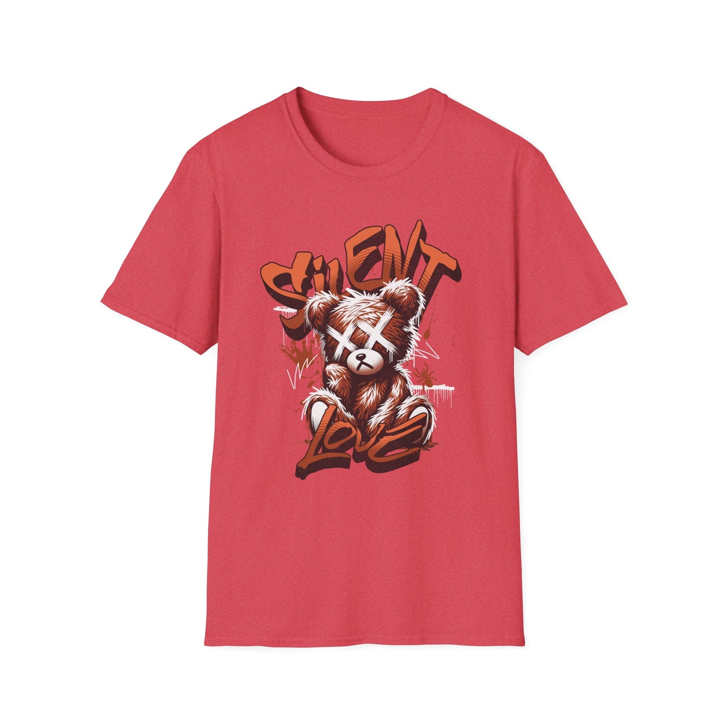 Silent Love | Adult Clothes | Teen Shirt | Love Bear | Trending | Birthday Gift