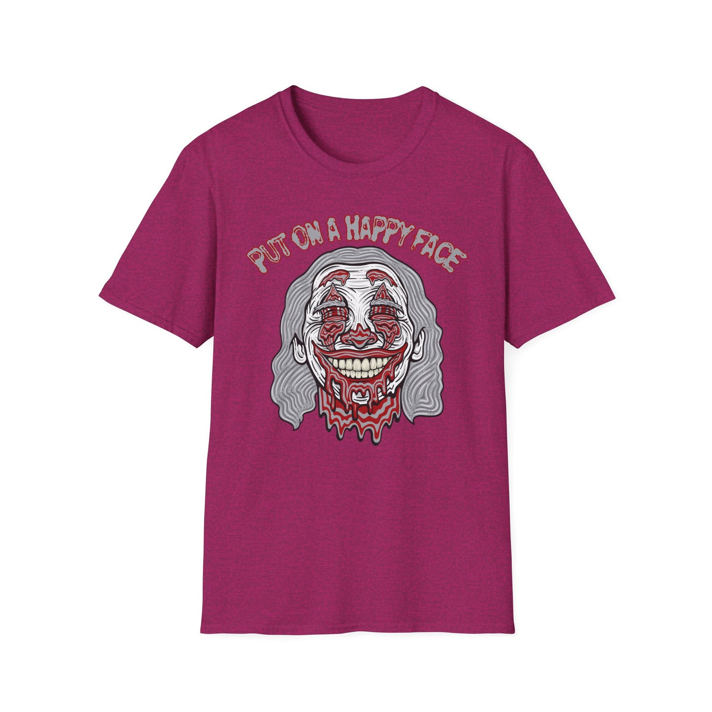 Happy Face | Clown Shirt | Adult Clothes | Teen Shirt | Trending | Birthday Gift