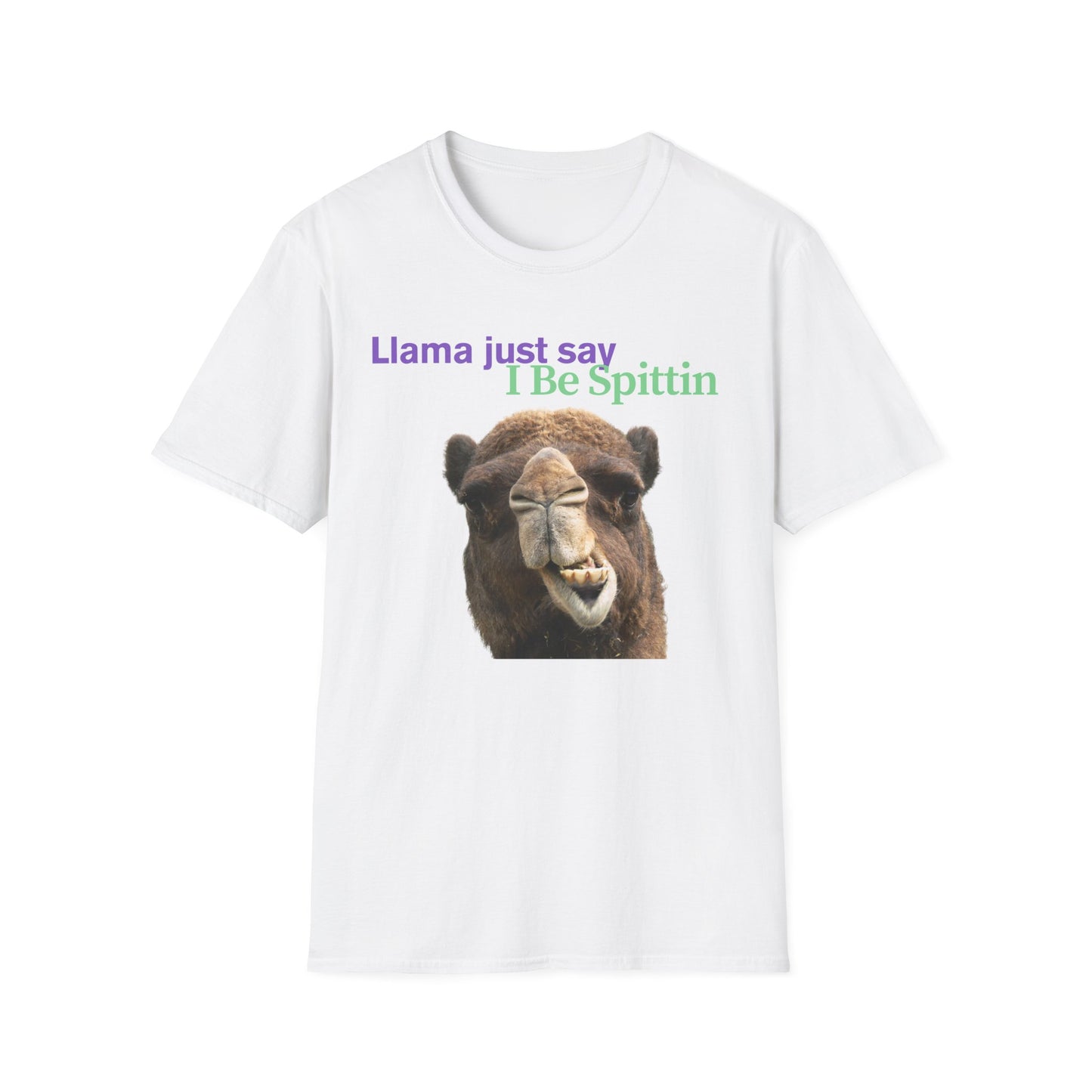 I Be Spittin | Funny Llama Shirt | Teen Clothes | Adult Shirt | Kids Clothes | Trending | Birthday Gift | Unisex Softstyle T-Shirt