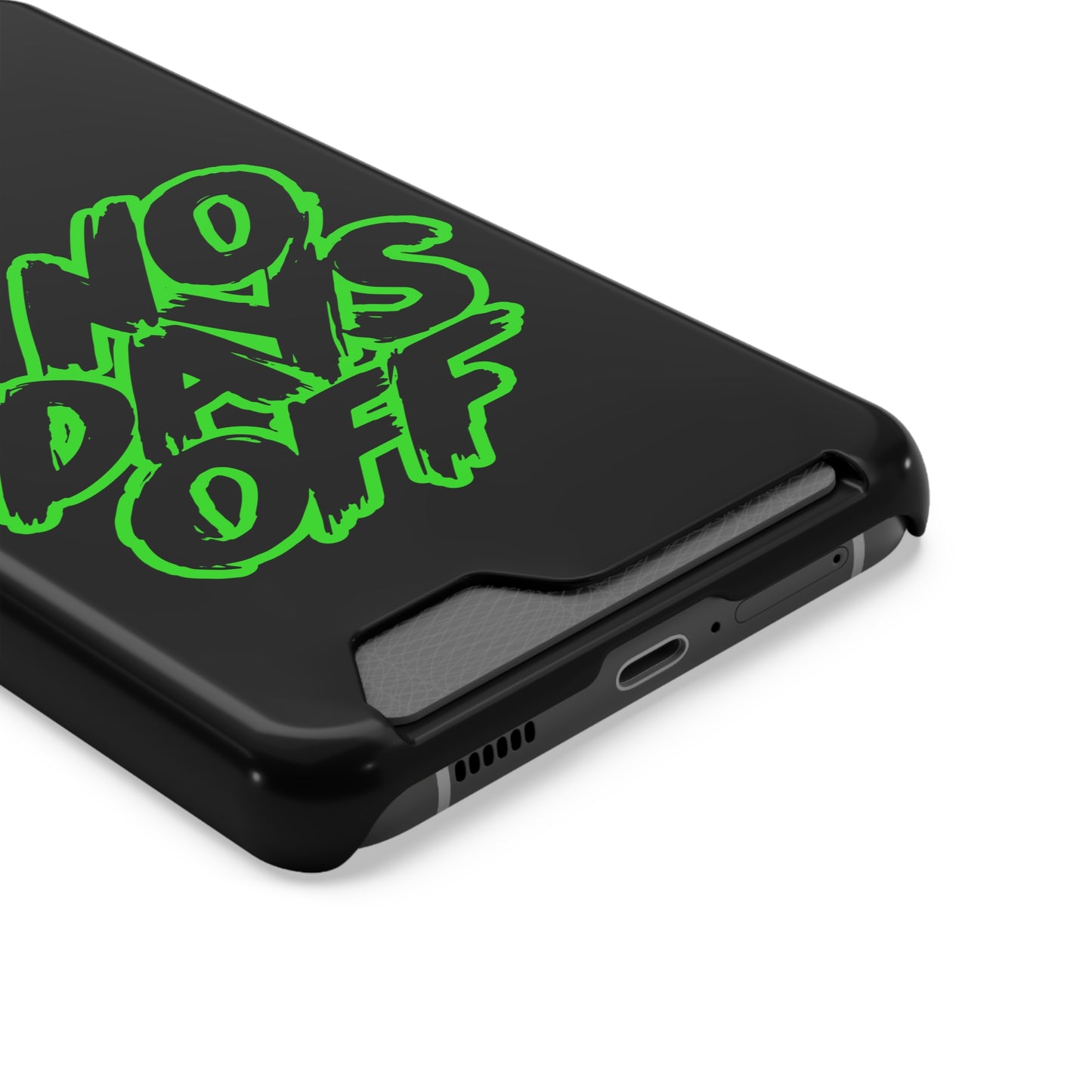No Days Off | Impact-Resistant Phone Case With Card Holder | iPhone Samsung Models