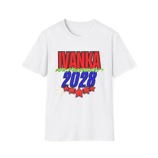 IVANKA for President 2028 | Colorful Shirt | Cool Shirt | Fashion | Trending | Cool Design | Birthday Gift | Unisex Softstyle T-Shirt