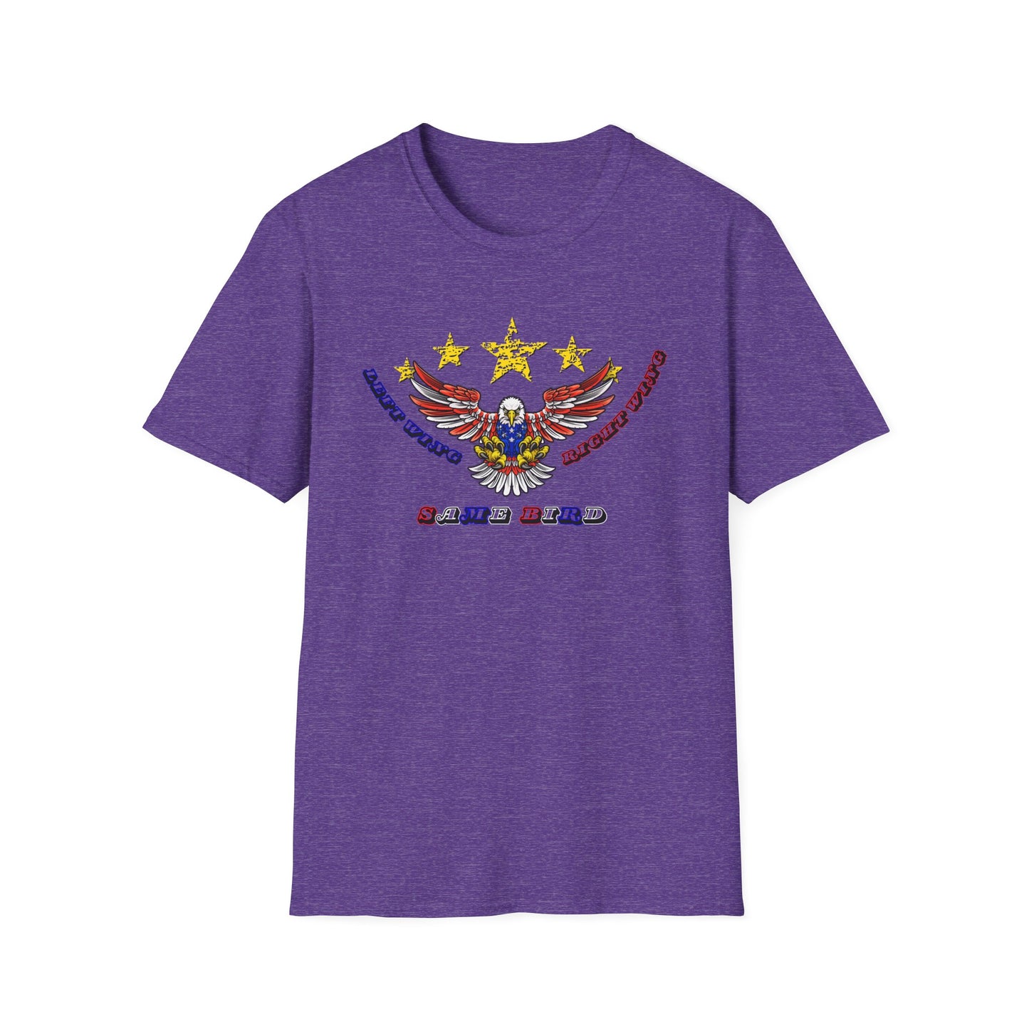 Left Wing Right Wing Same Bird | America | Cool Shirt | Fashion | Trending | Cool Design | Birthday Gift | Unisex Softstyle T-Shirt