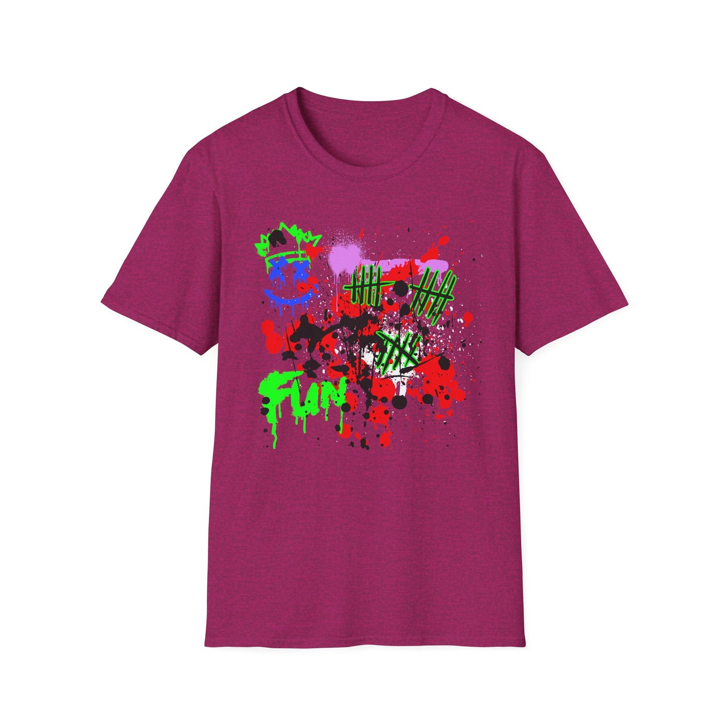 FUN Graffiti Shirt | Adult Shirt | Teen Clothes | Cool Shirt | Funny Fashion | Trending | Birthday Gift | Unisex Softstyle T-Shirt
